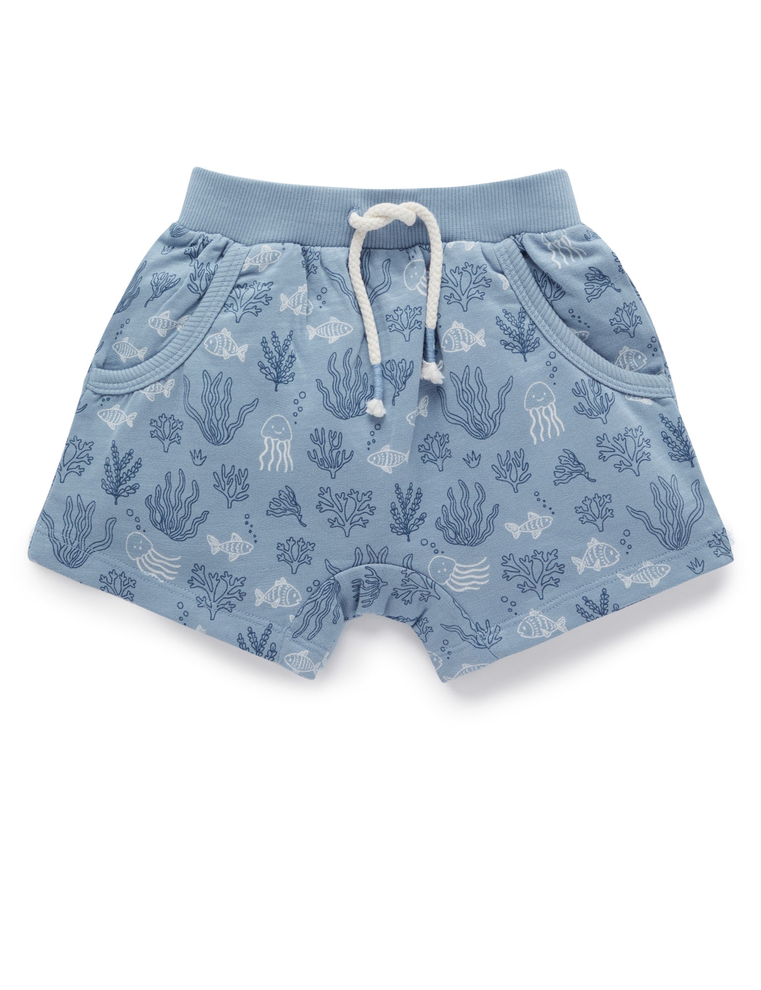 Slouchy Shorts - In the Deep Print