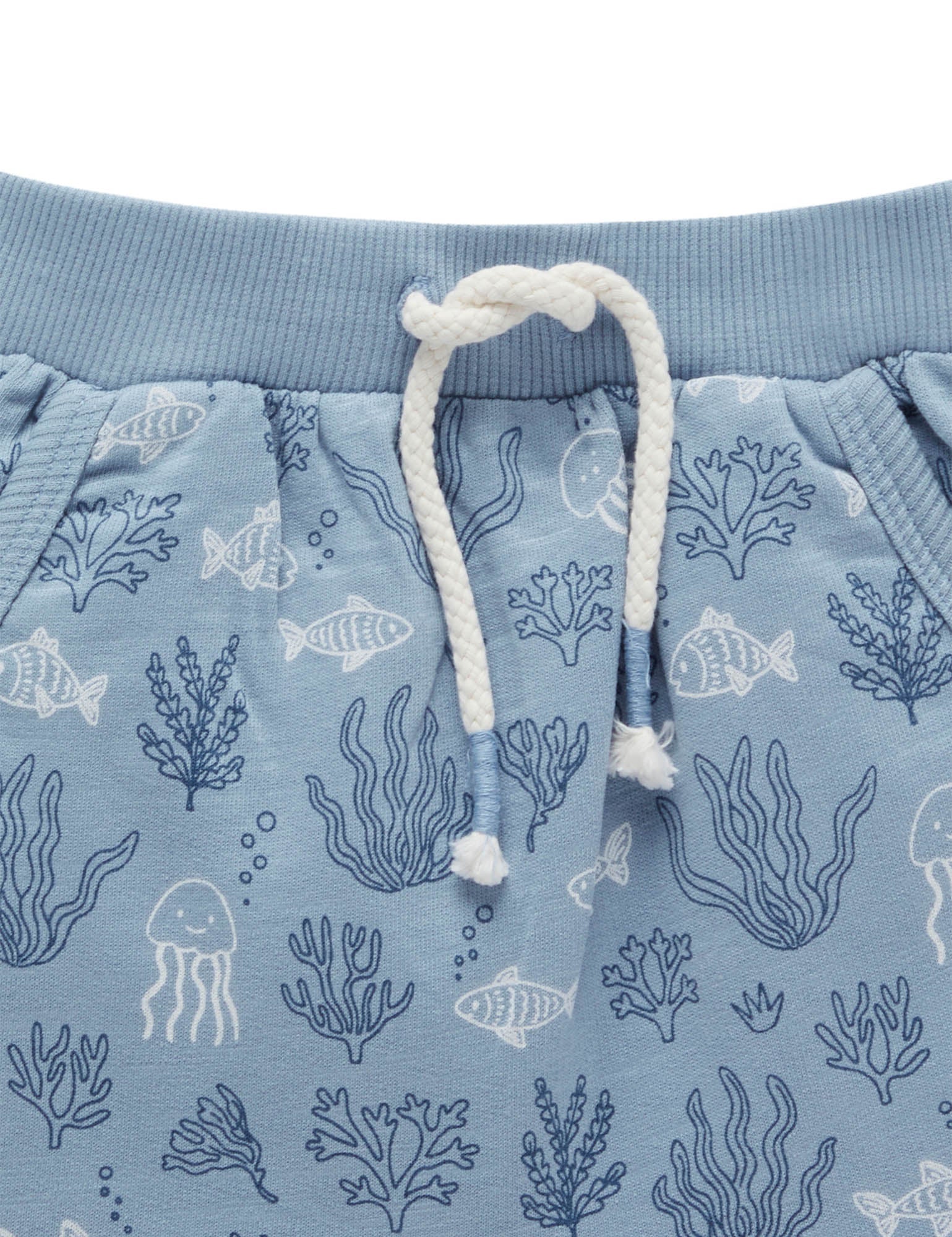 Slouchy Shorts - In the Deep Print
