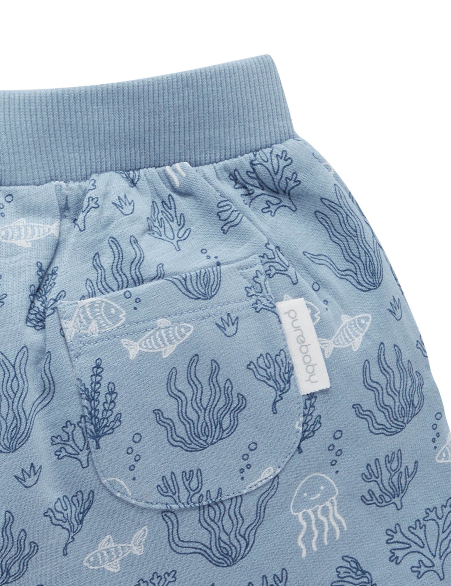 Slouchy Shorts - In the Deep Print