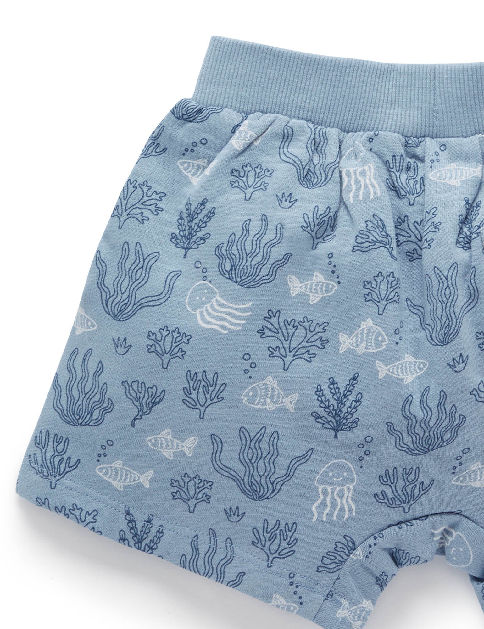 Slouchy Shorts - In the Deep Print
