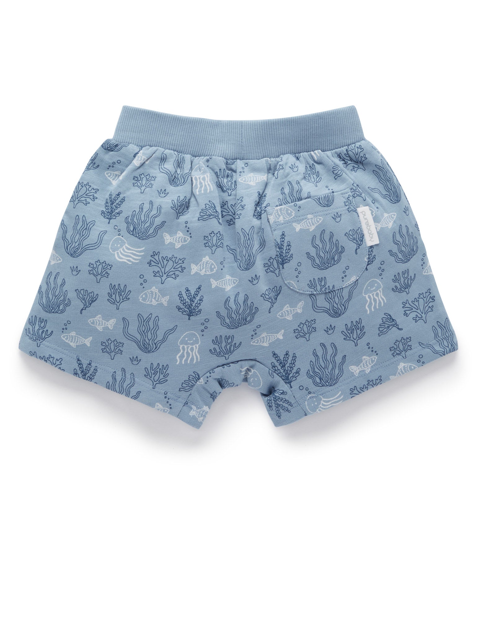 Slouchy Shorts - In the Deep Print