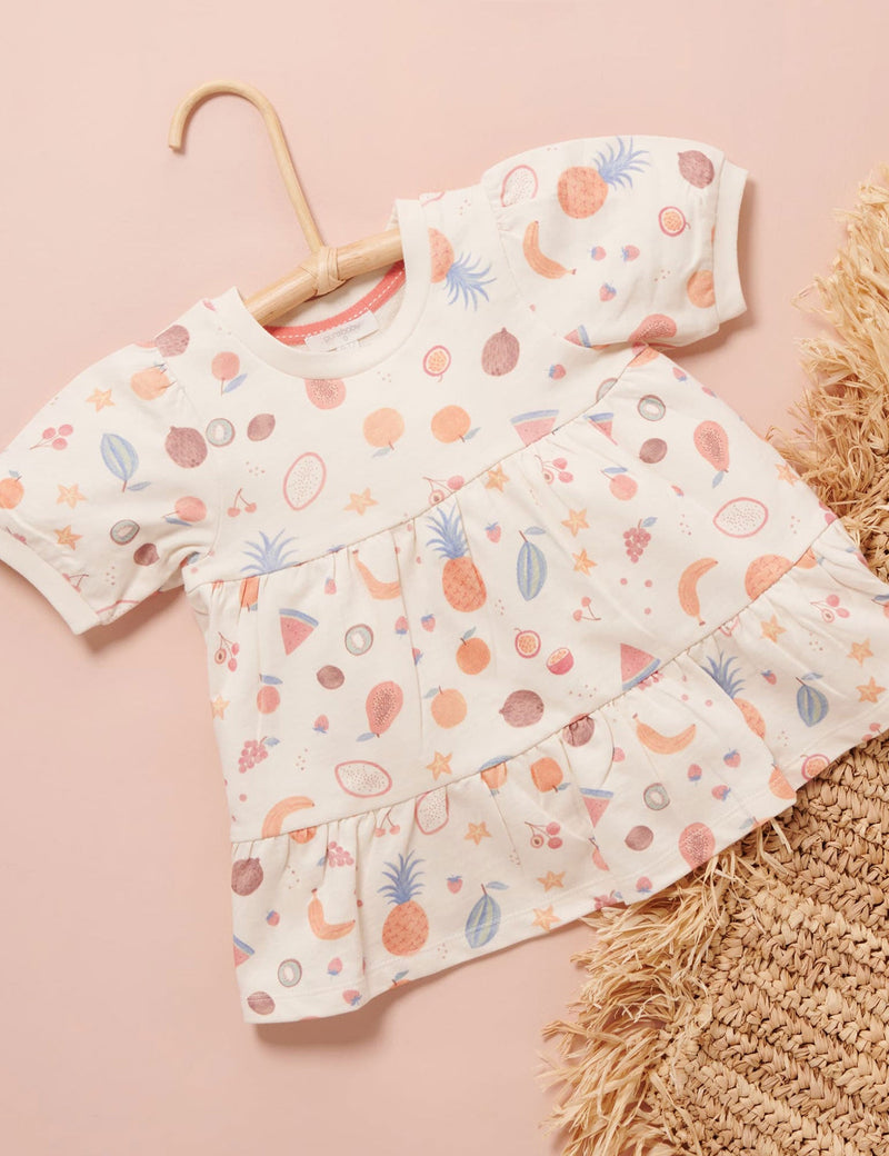 Fruit Salad Dress - Tropical Fruits Print