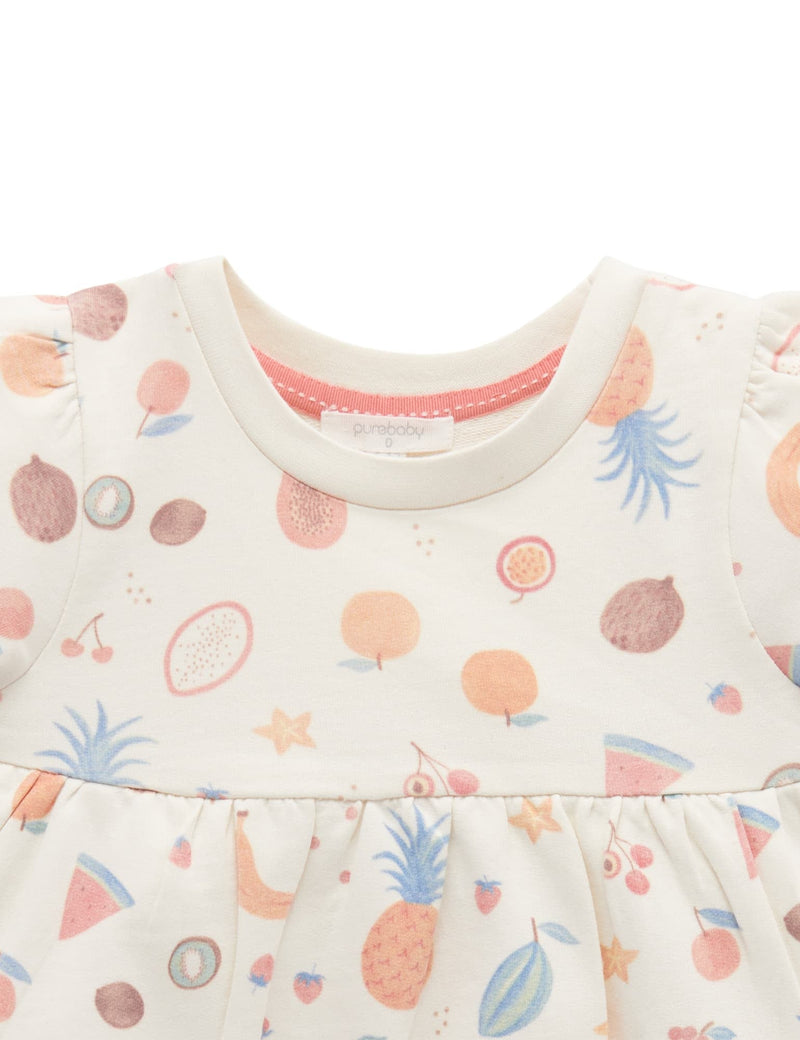 Fruit Salad Dress - Tropical Fruits Print