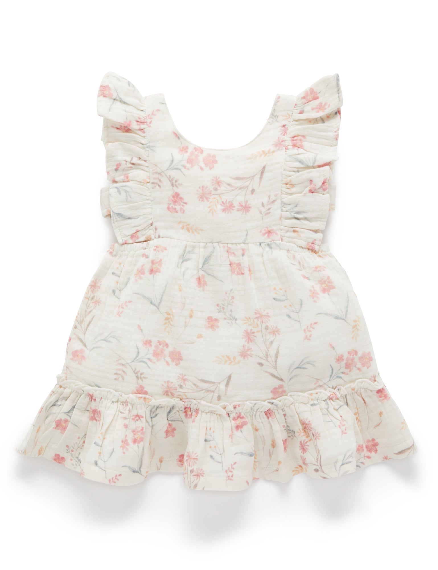 Island Floral Dress - Pussy Willow Print