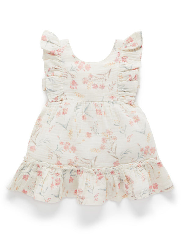 Island Floral Dress - Pussy Willow Print