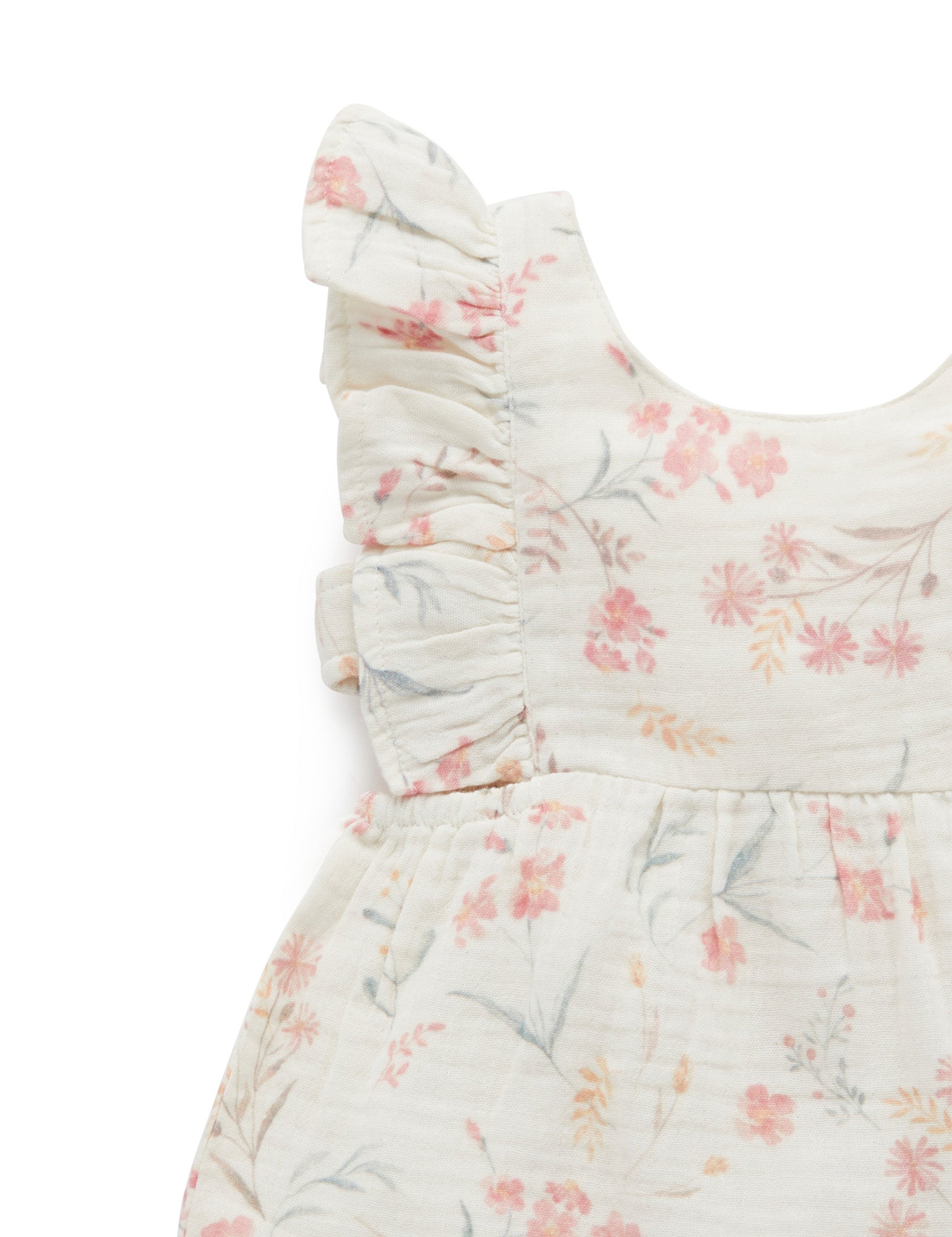 Island Floral Dress - Pussy Willow Print