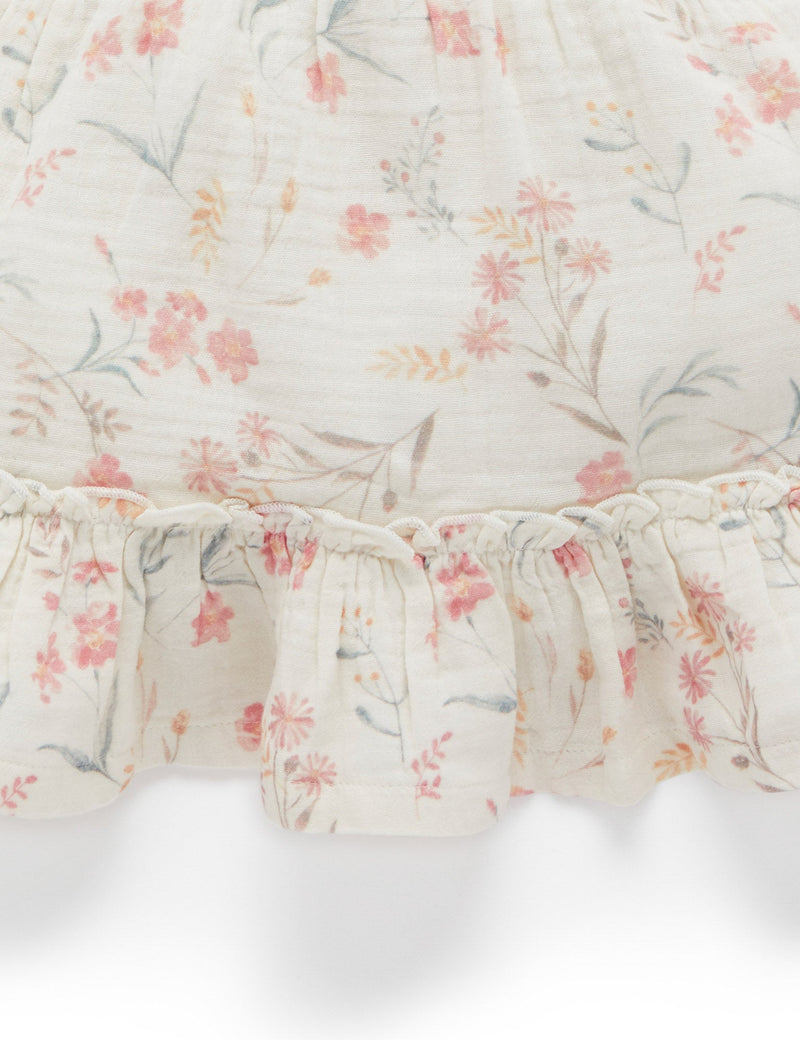 Island Floral Dress - Pussy Willow Print