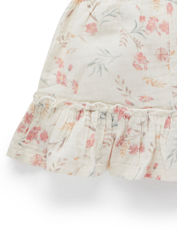 Island Floral Dress - Pussy Willow Print