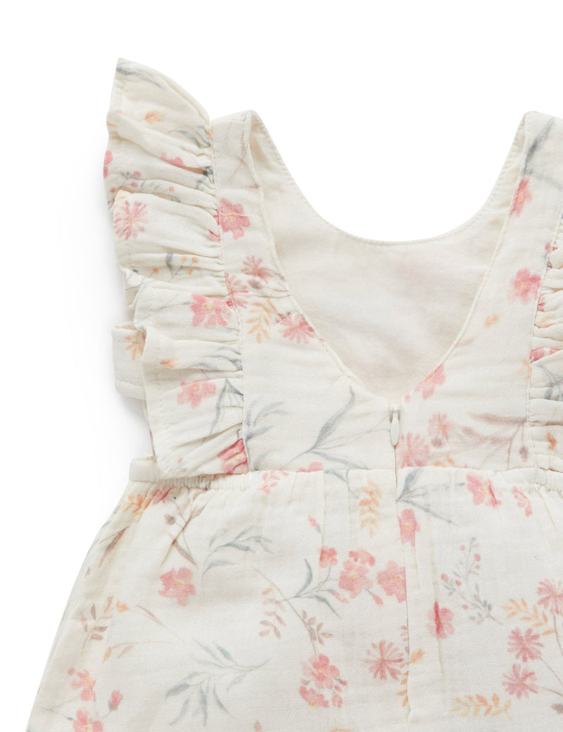 Island Floral Dress - Pussy Willow Print