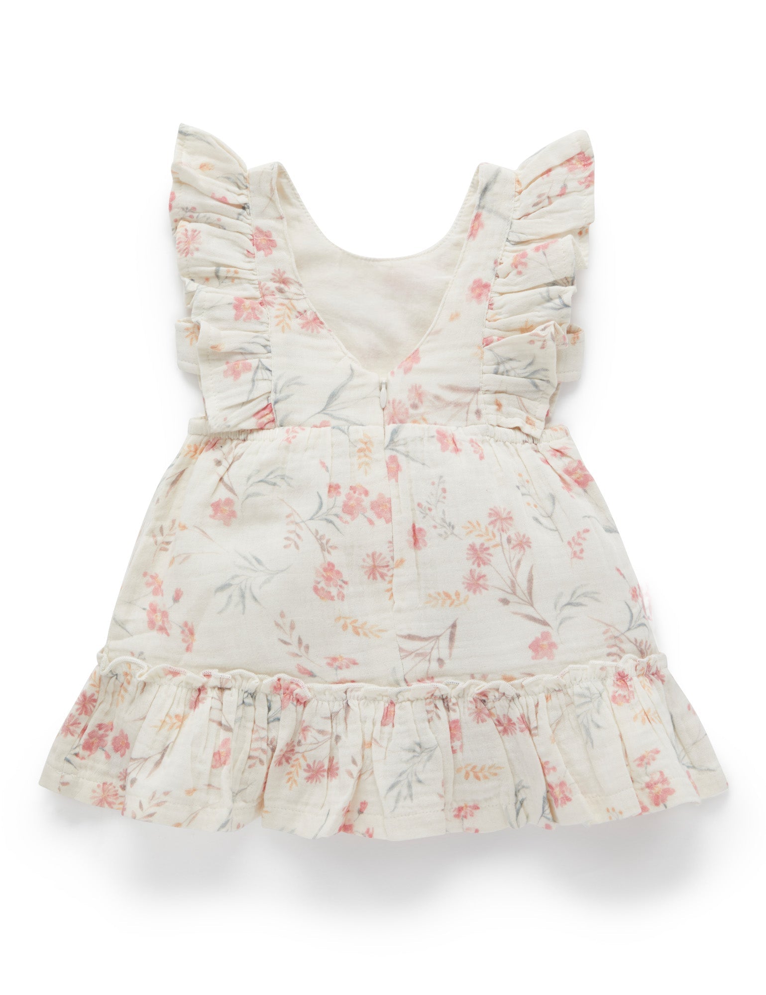Island Floral Dress - Pussy Willow Print
