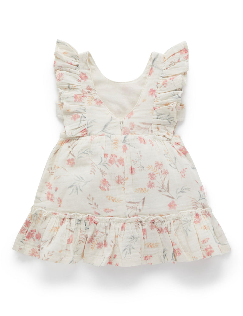 Island Floral Dress - Pussy Willow Print