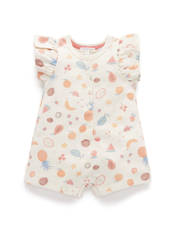 Fruit Salad Onesie - Tropical Fruits Print