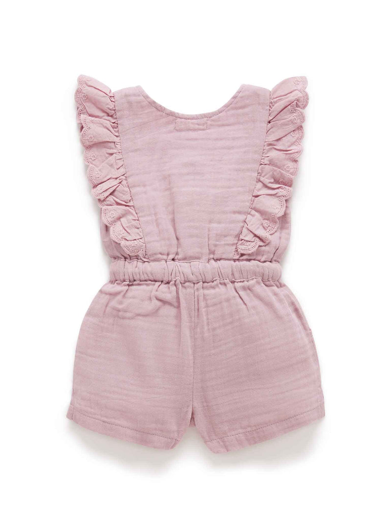 Ruffle Jumpsuit - Grape