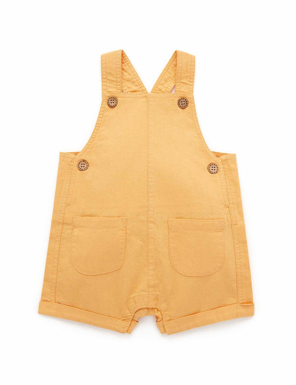 Linen Blend Overall - Pineapple