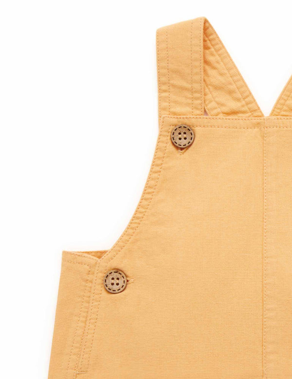 Linen Blend Overall - Pineapple