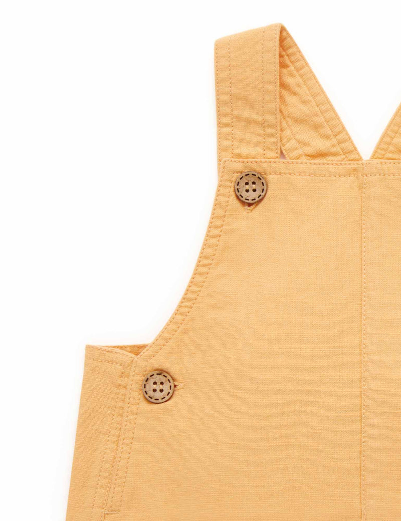Linen Blend Overall - Pineapple