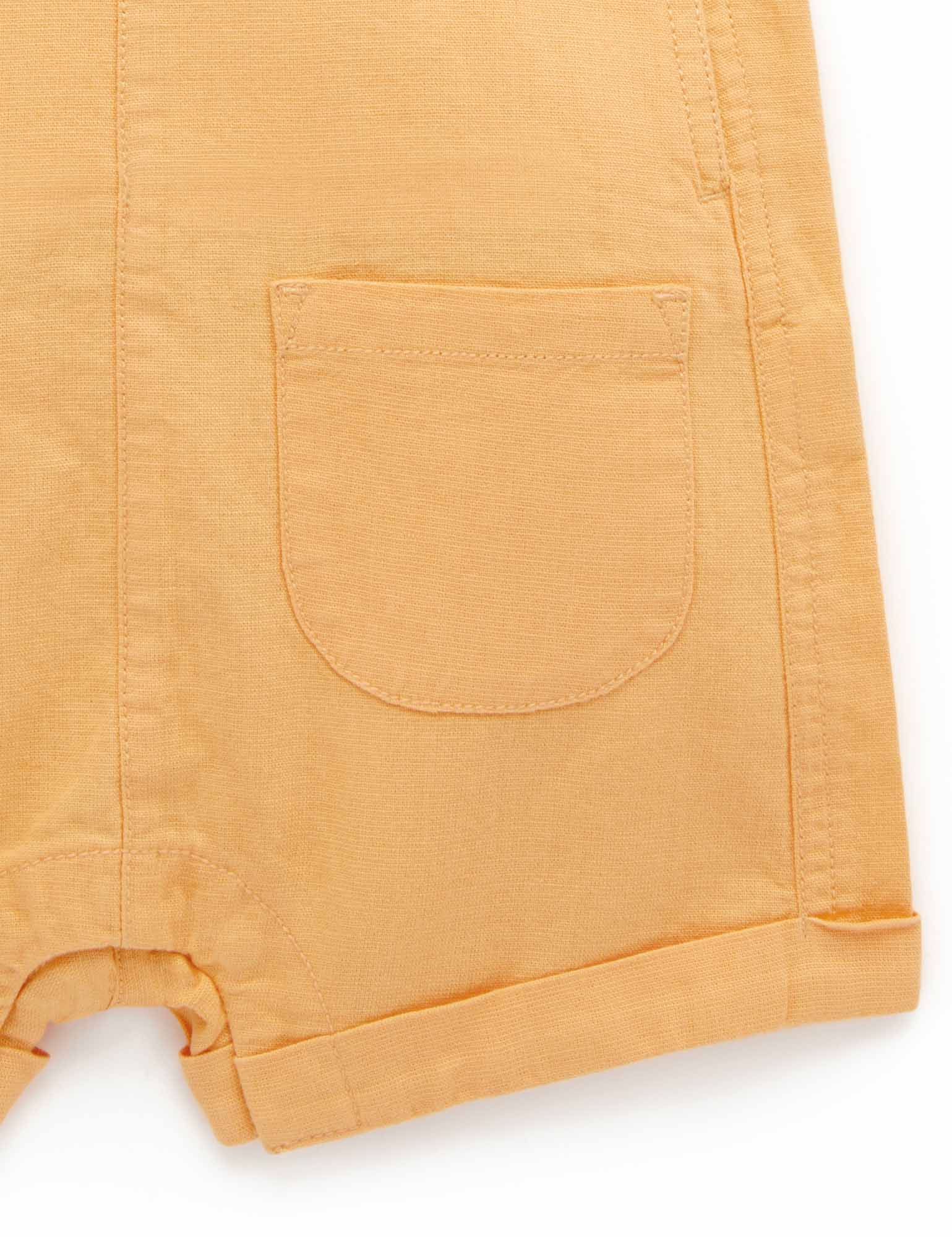 Linen Blend Overall - Pineapple