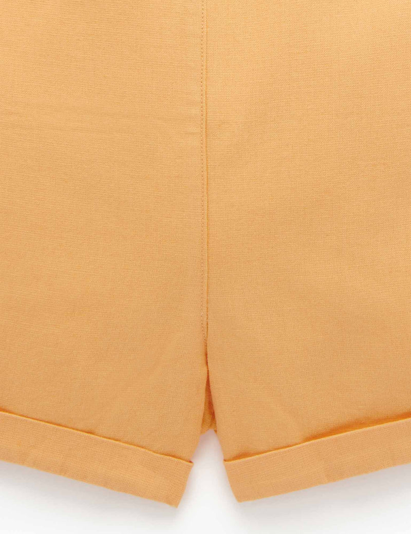 Linen Blend Overall - Pineapple
