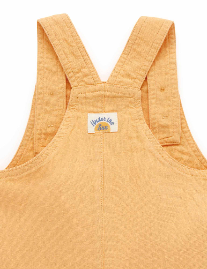 Linen Blend Overall - Pineapple