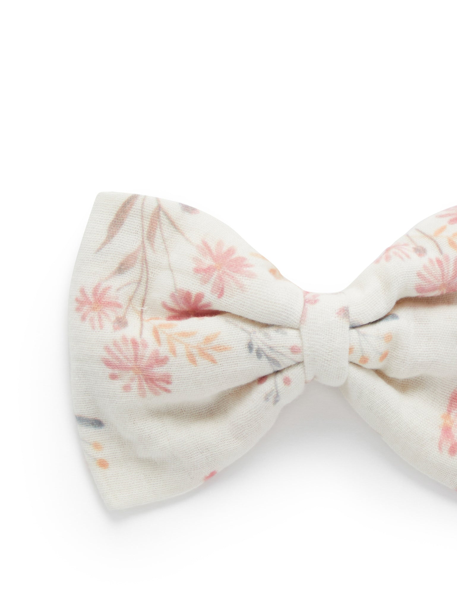 Large Bow Clip - Pussy Willow Print