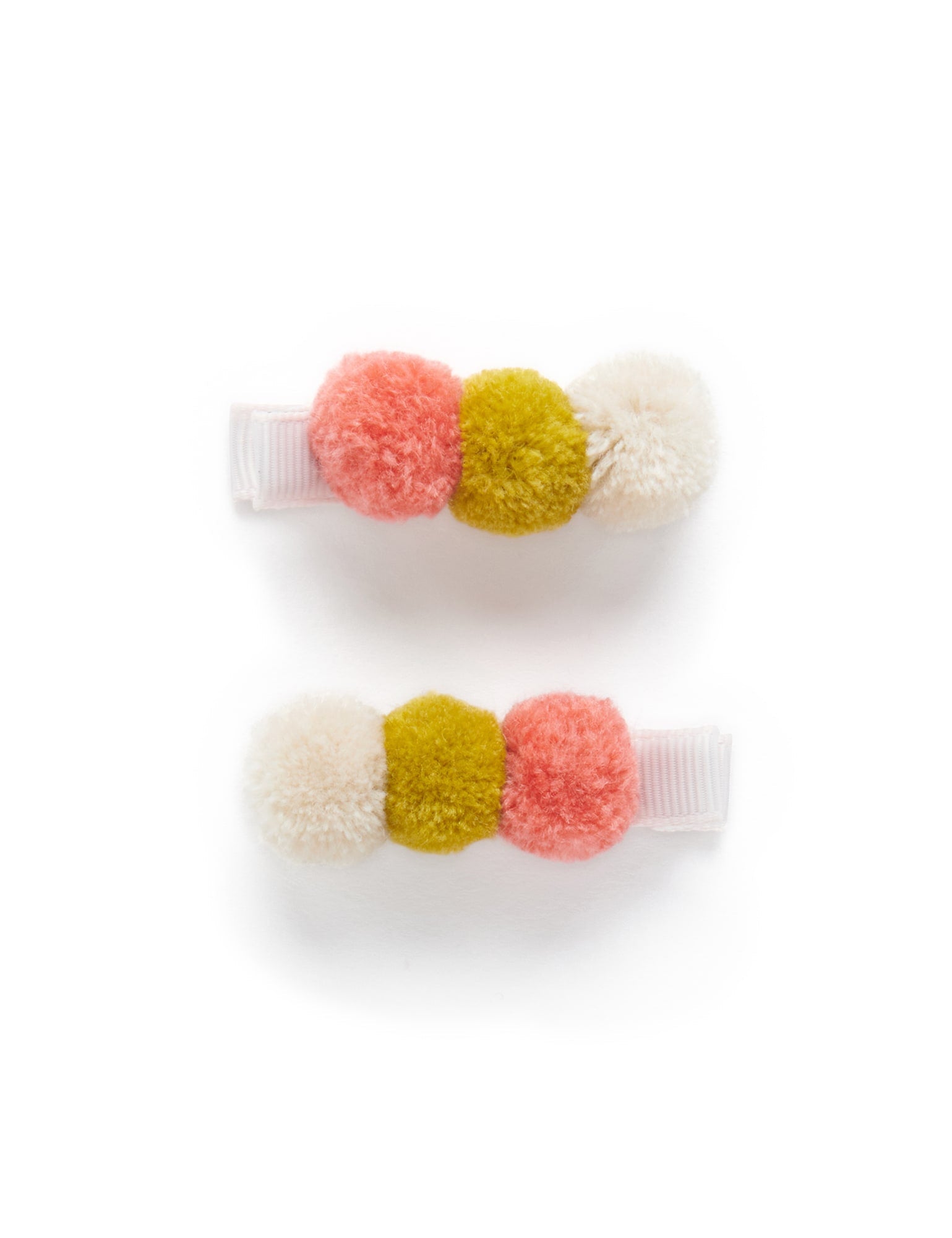 Mini Pom Pom Bar Clip - Multi