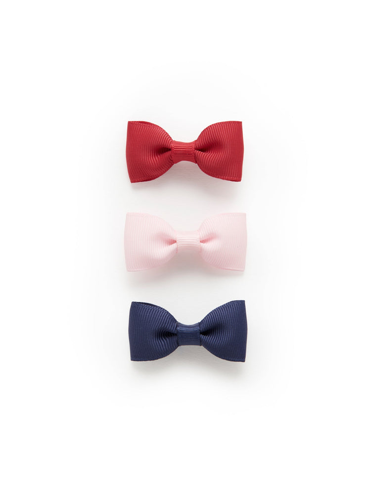 3 Pack Classic Bows - Multi Coloured