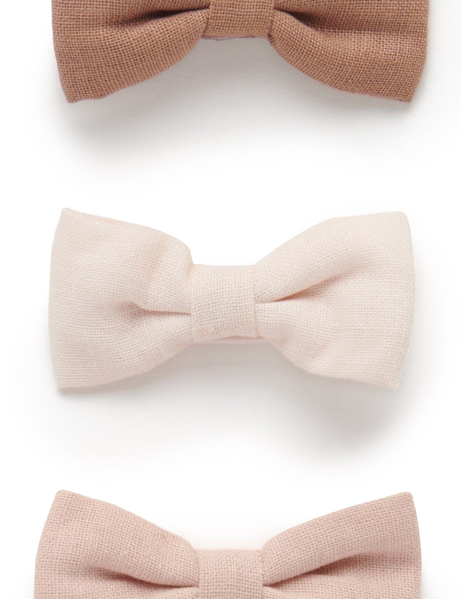 Blush Linen Bow - Multi