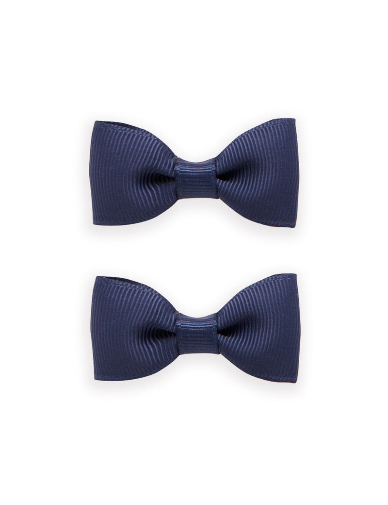 2 Pack Classic Bows - Navy