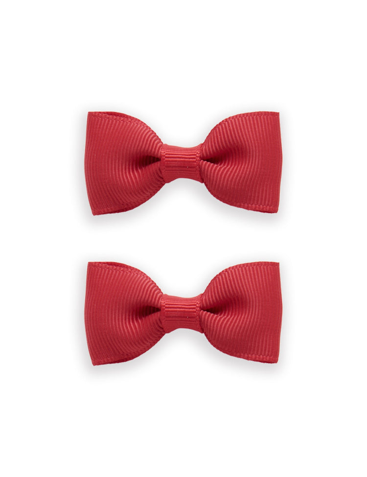 2 Pack Classic Bows - Red