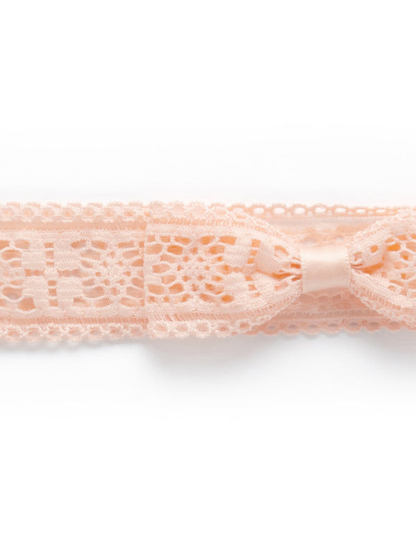 Lace Head Band - PINK