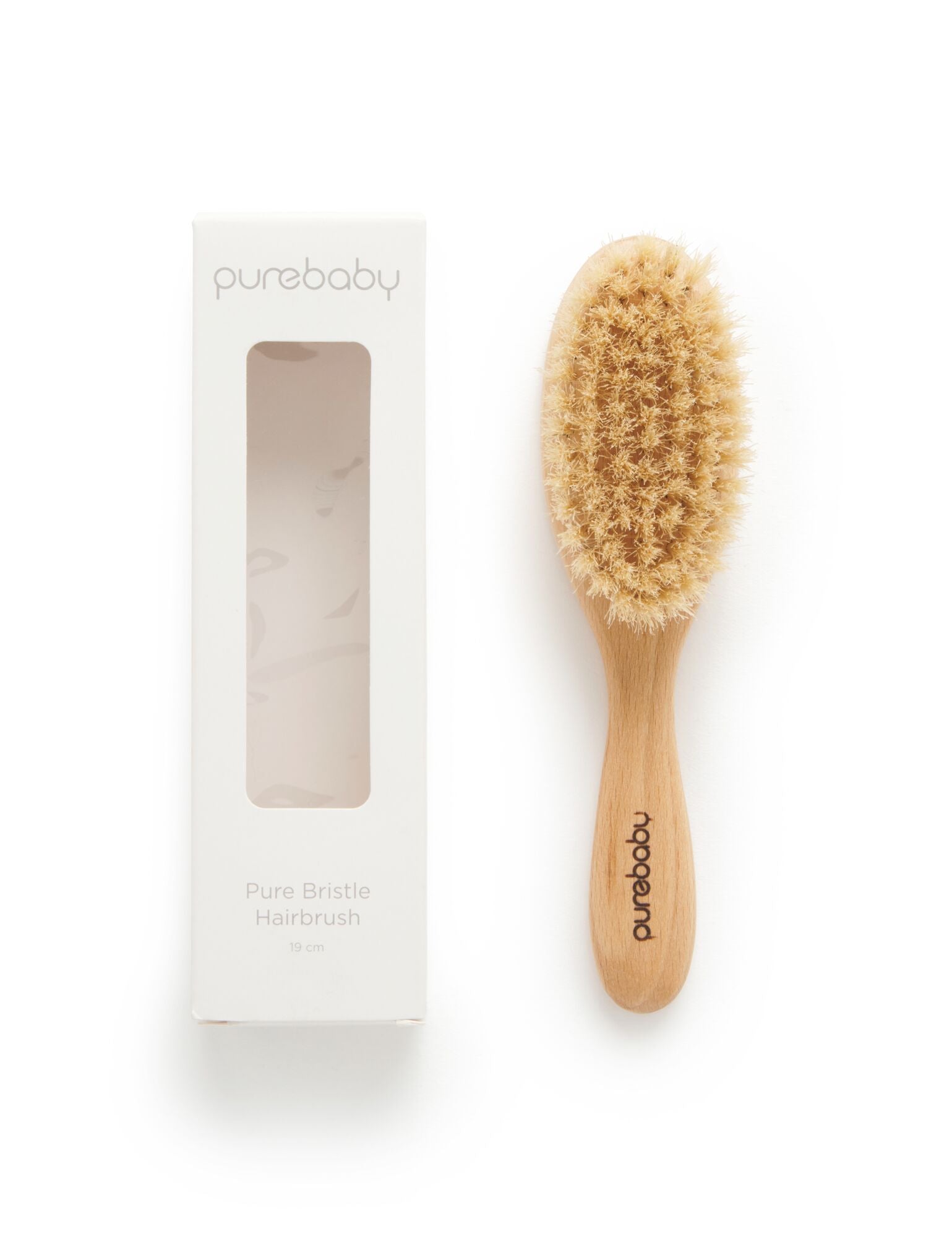 PB Boar Bristle Hair Brush - NATURAL