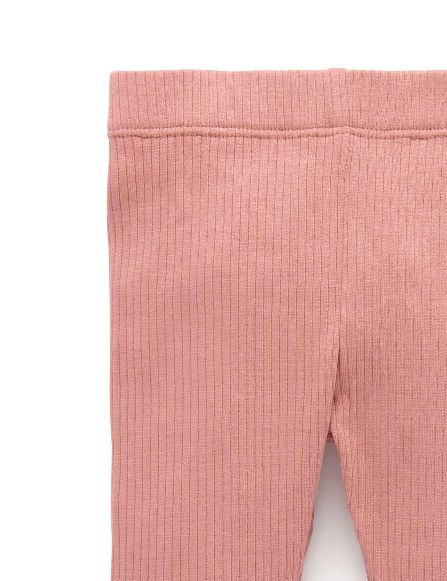 Rib Leggings - Crab Apple