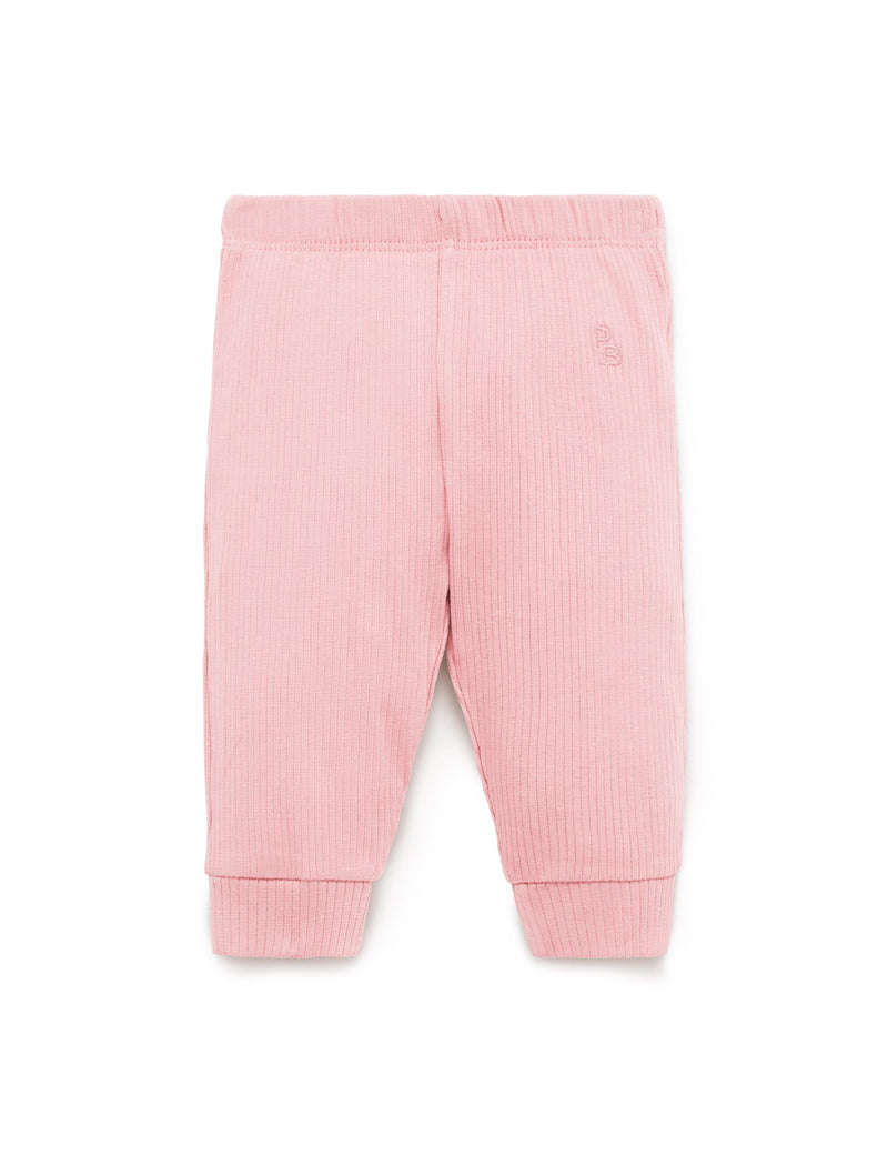 Rib Leggings - Dusty Rose