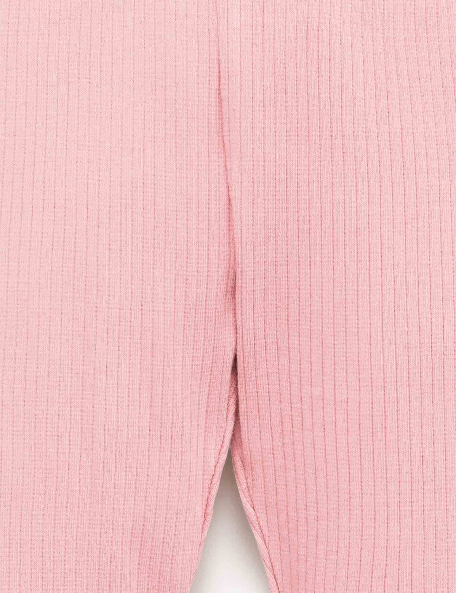 Rib Leggings - Dusty Rose