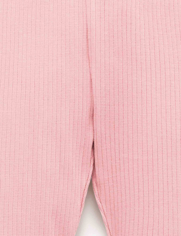 Rib Leggings - Dusty Rose