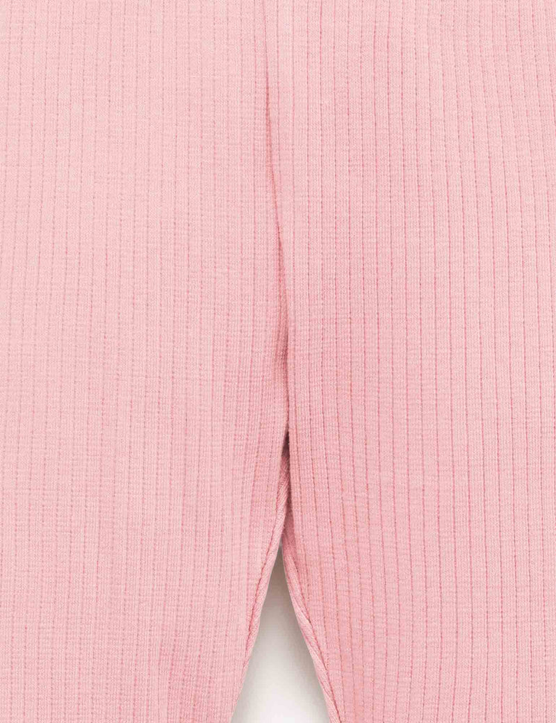 Rib Leggings - Dusty Rose