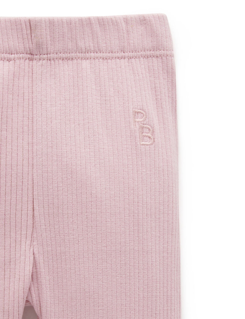 Rib Leggings - Lavender