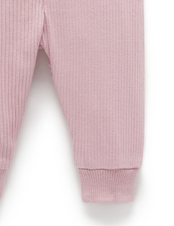 Rib Leggings - Lavender
