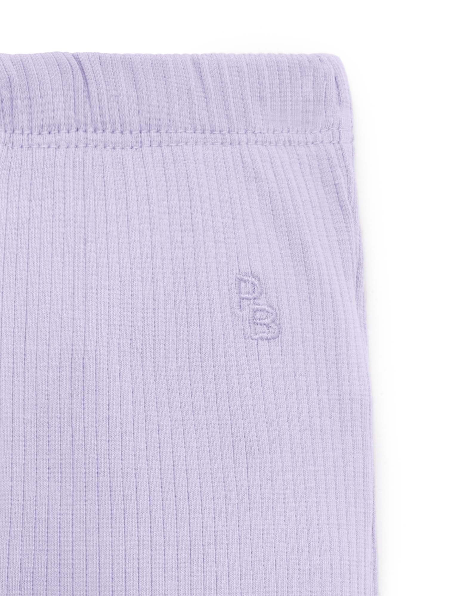 Rib Leggings - Lilac