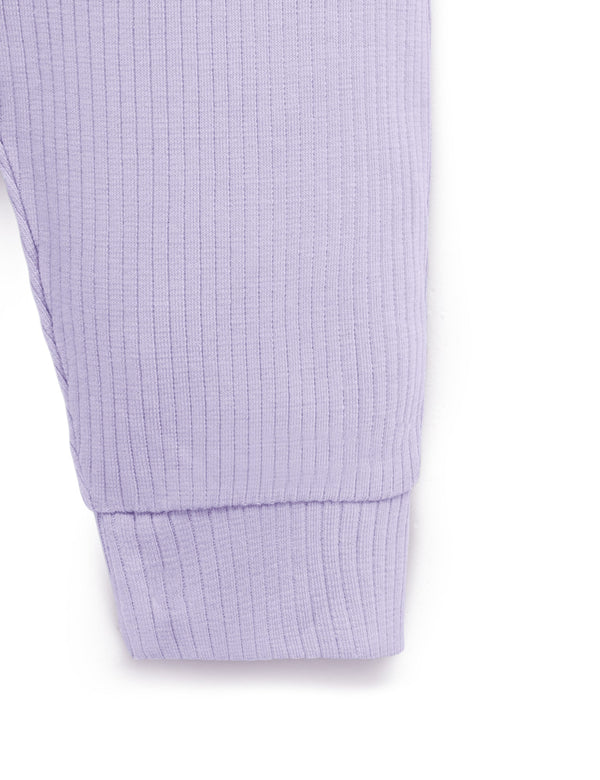 Rib Leggings - Lilac
