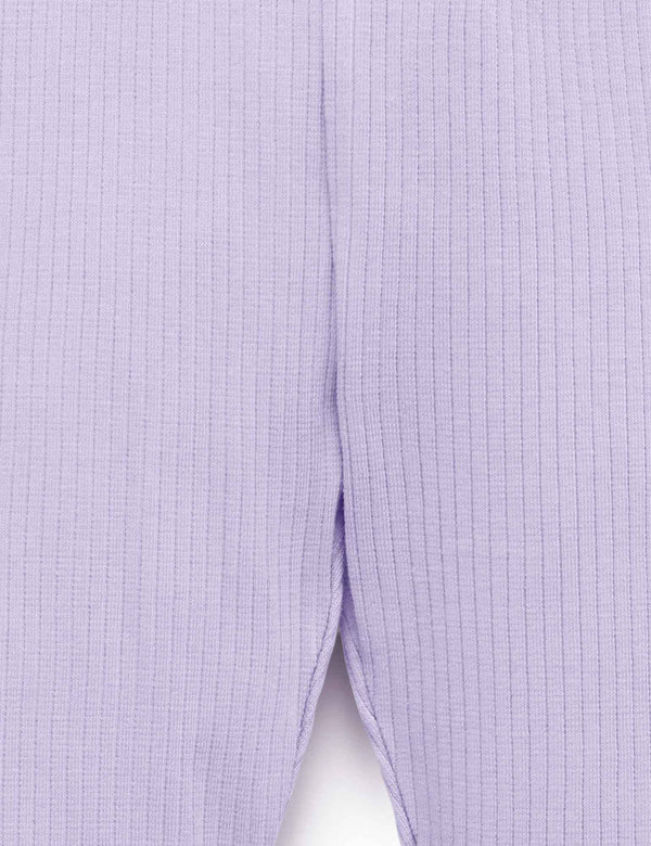 Rib Leggings - Lilac