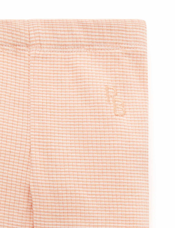Rib Leggings - Orange Stripe