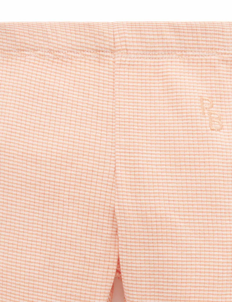 Rib Leggings - Orange Stripe
