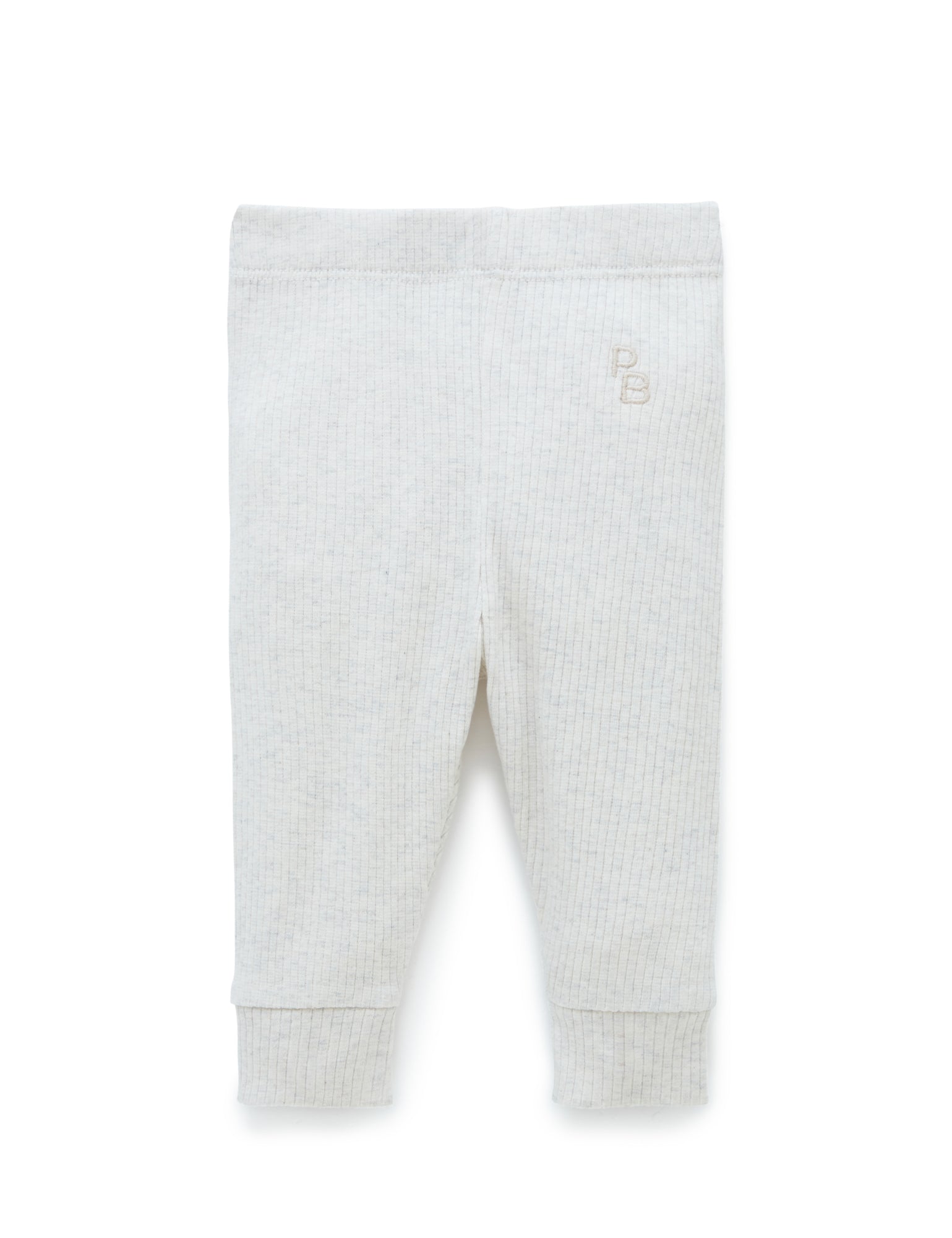 Rib Leggings - Wheat melange