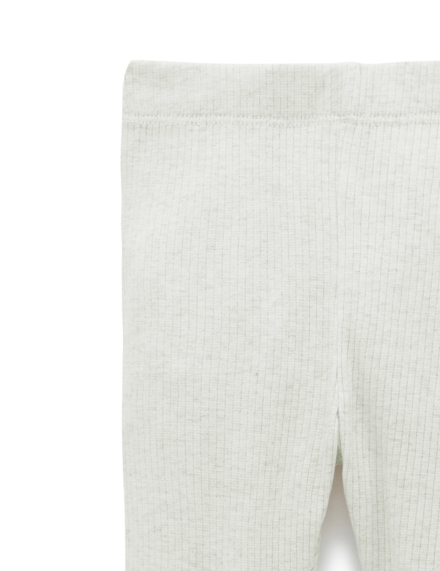 Rib Leggings - Wheat melange