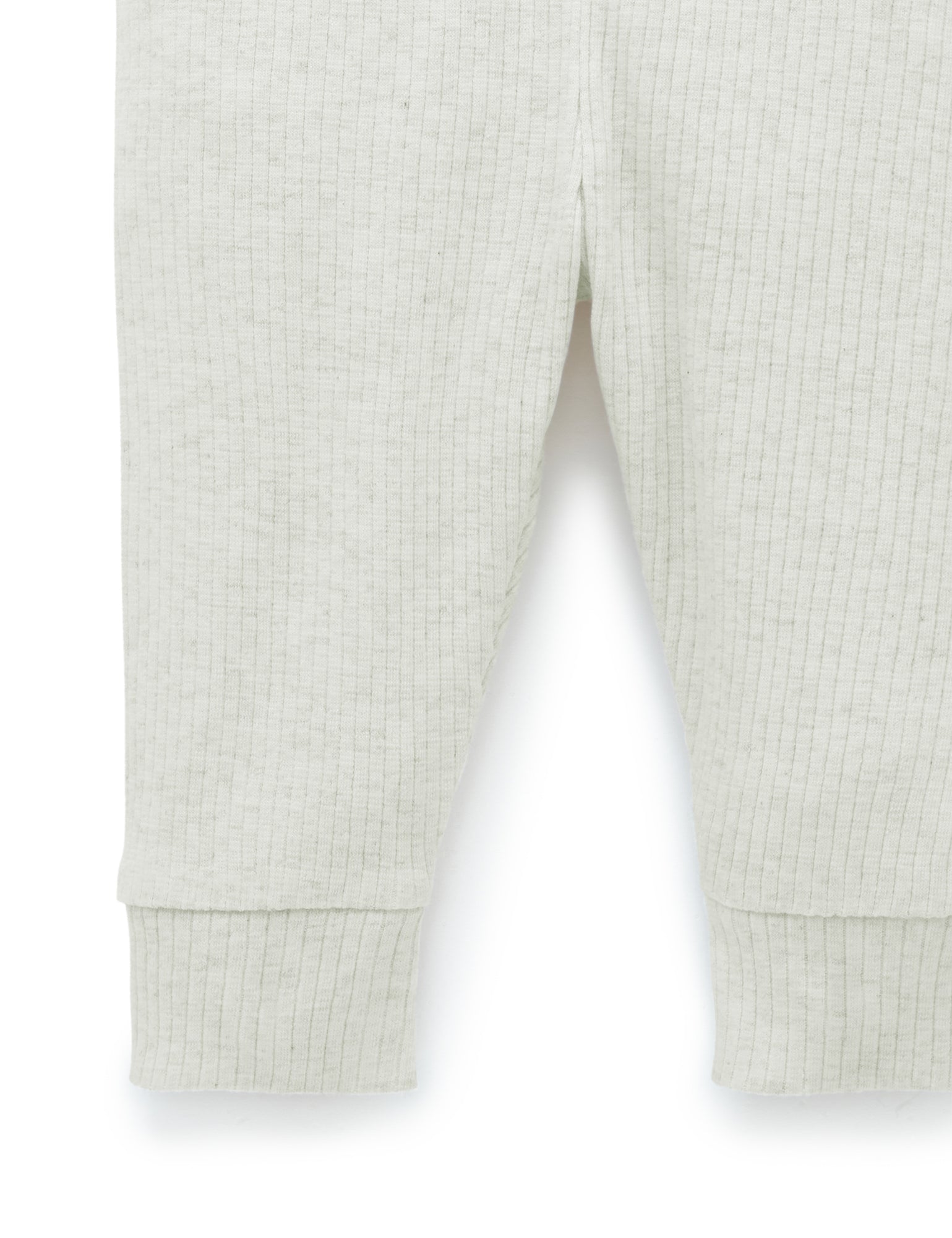 Rib Leggings - Wheat melange