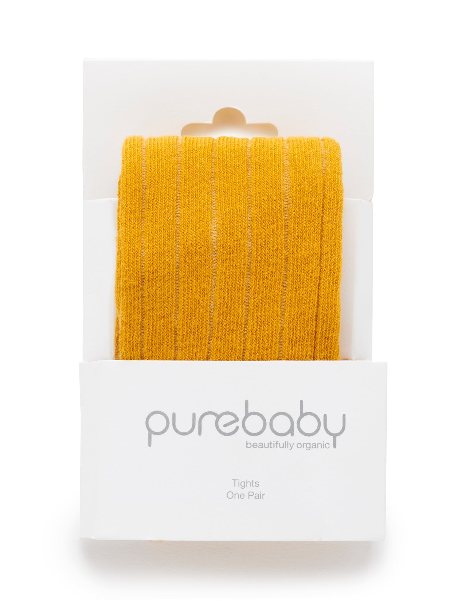 Rib Tights - Mustard