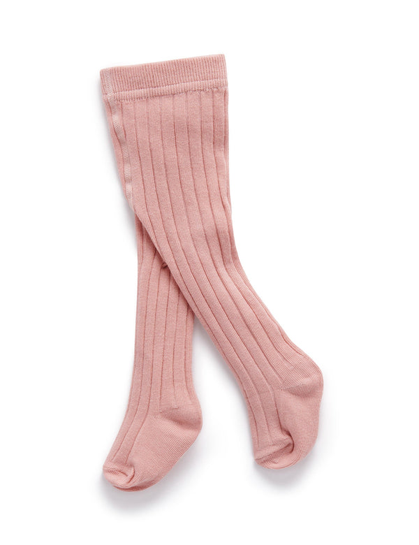 Rib Tights - Wild Rose
