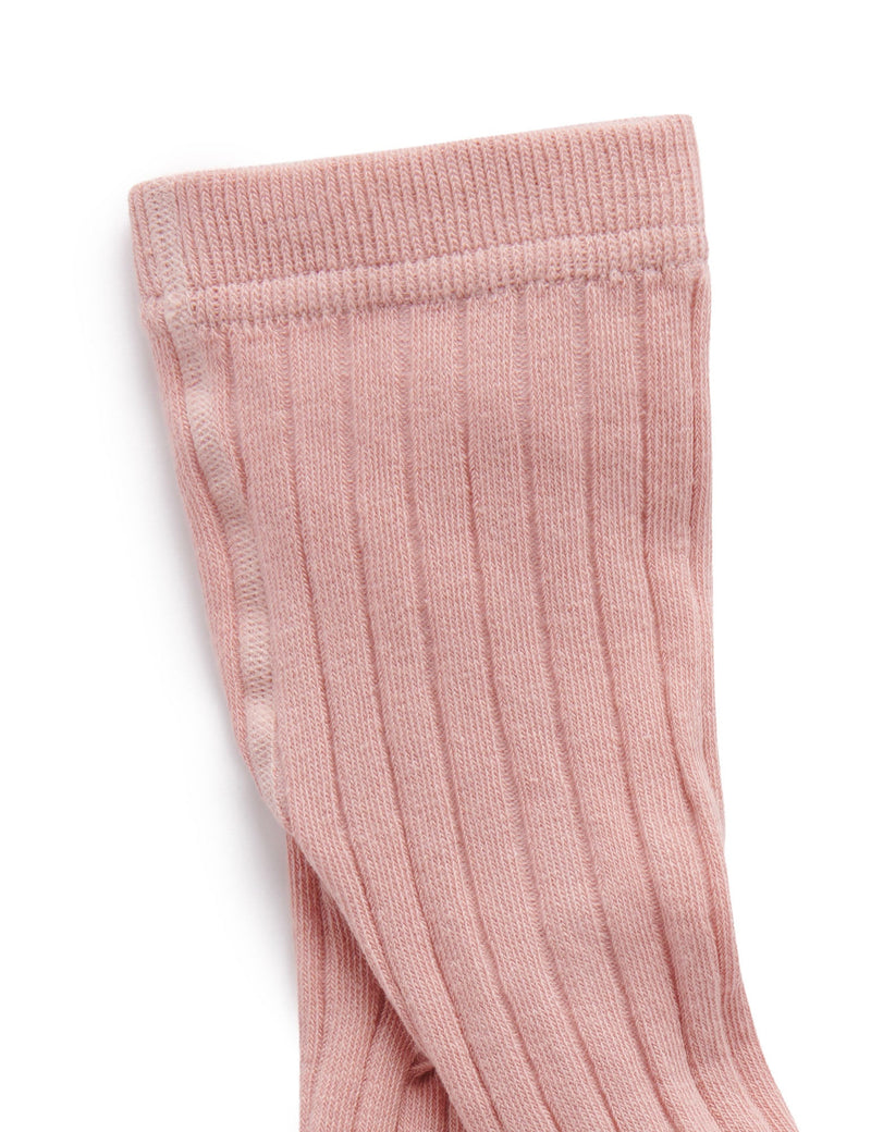 Rib Tights - Wild Rose
