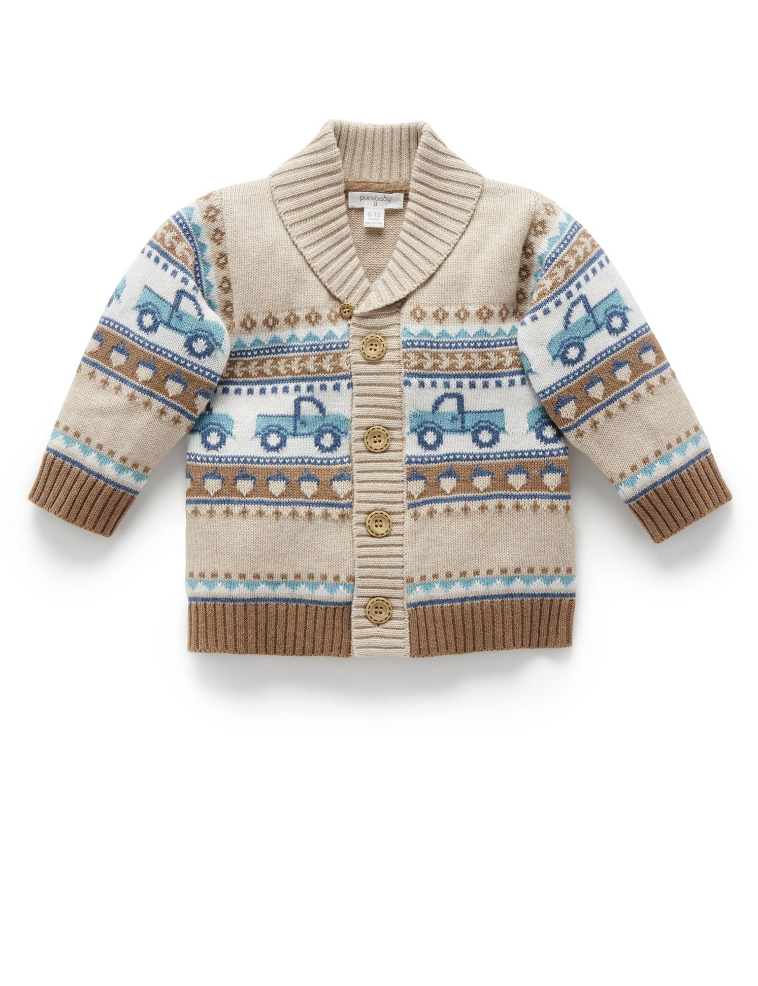 Truck Cardigan - Truck Fairisle
